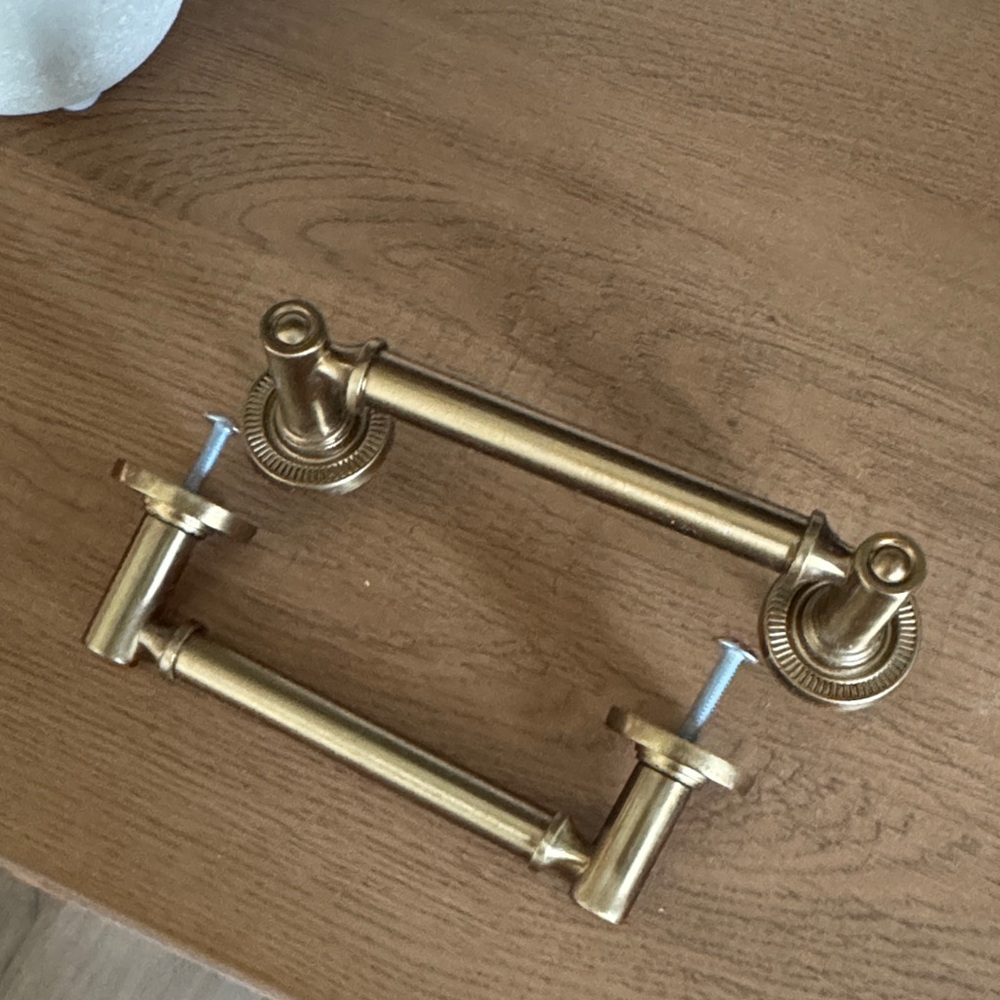 Brass 4” Drawer Pulls